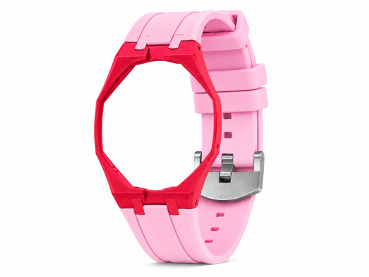 "Red Hot Pink" Watch Strap (12 o'clock dial)