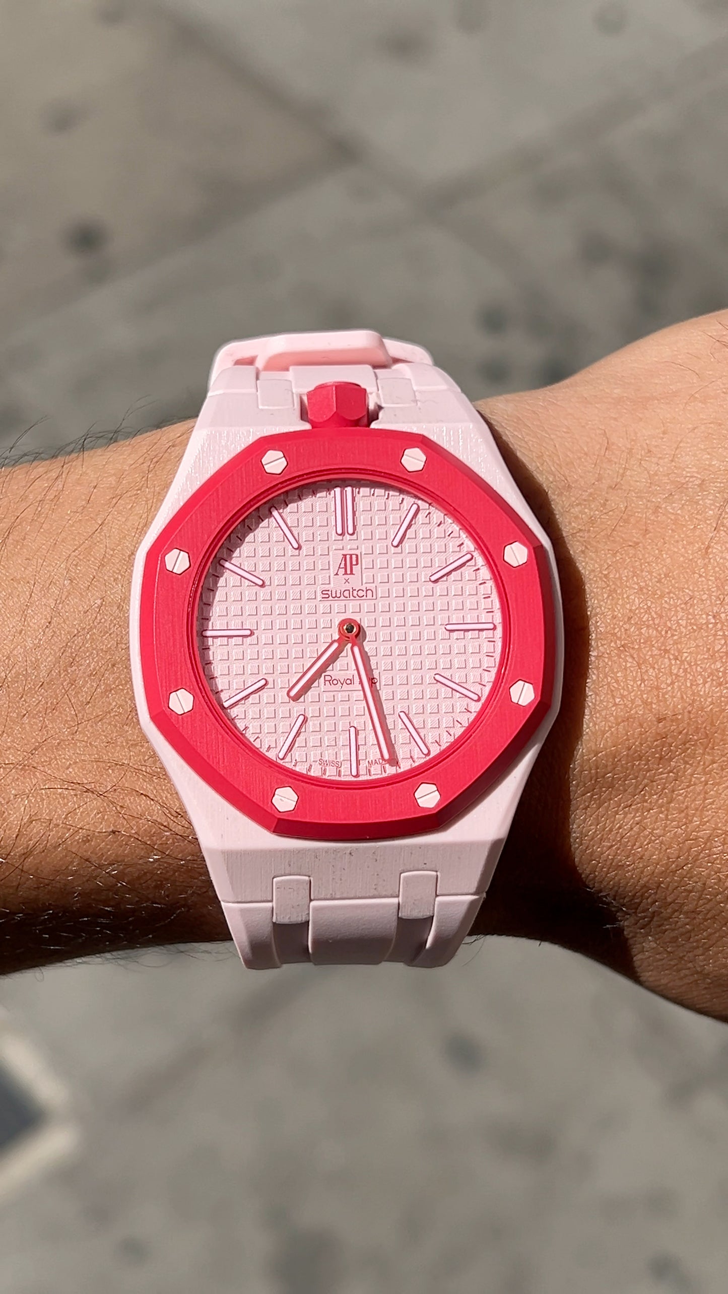 Swatch x Audemars Piguet “Pink Foam”