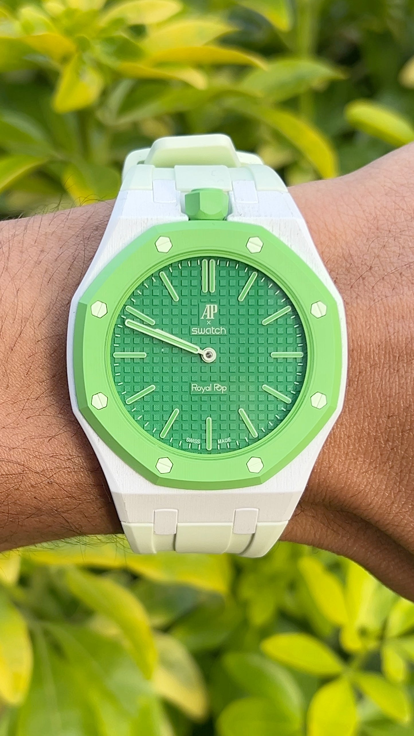 Swatch x Audemars Piguet “Green Quartz”