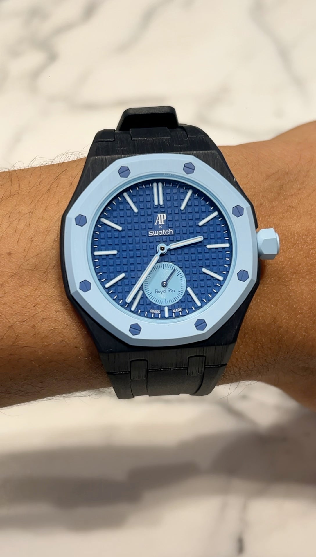 Swatch x Audemars Piguet "Midnight Frost"