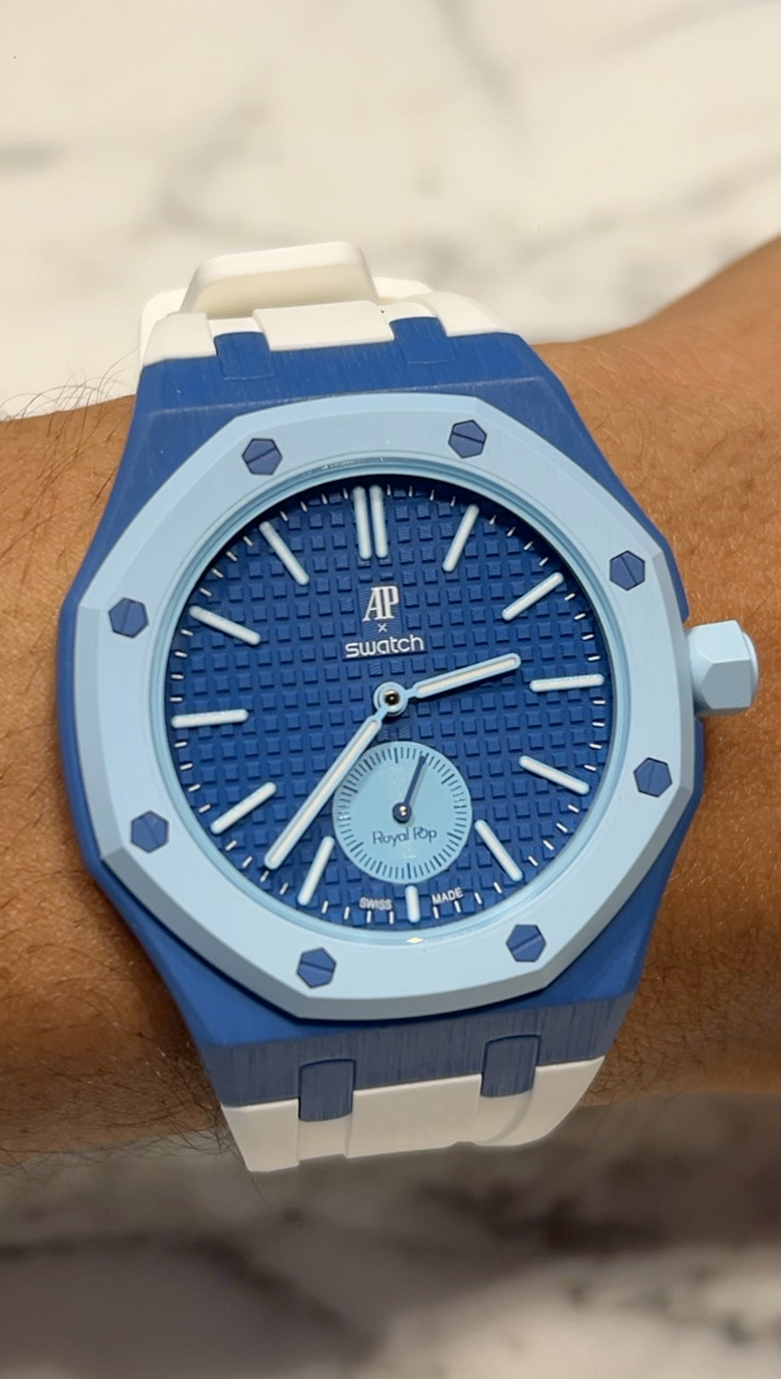 Swatch x Audemars Piguet “Santorini”