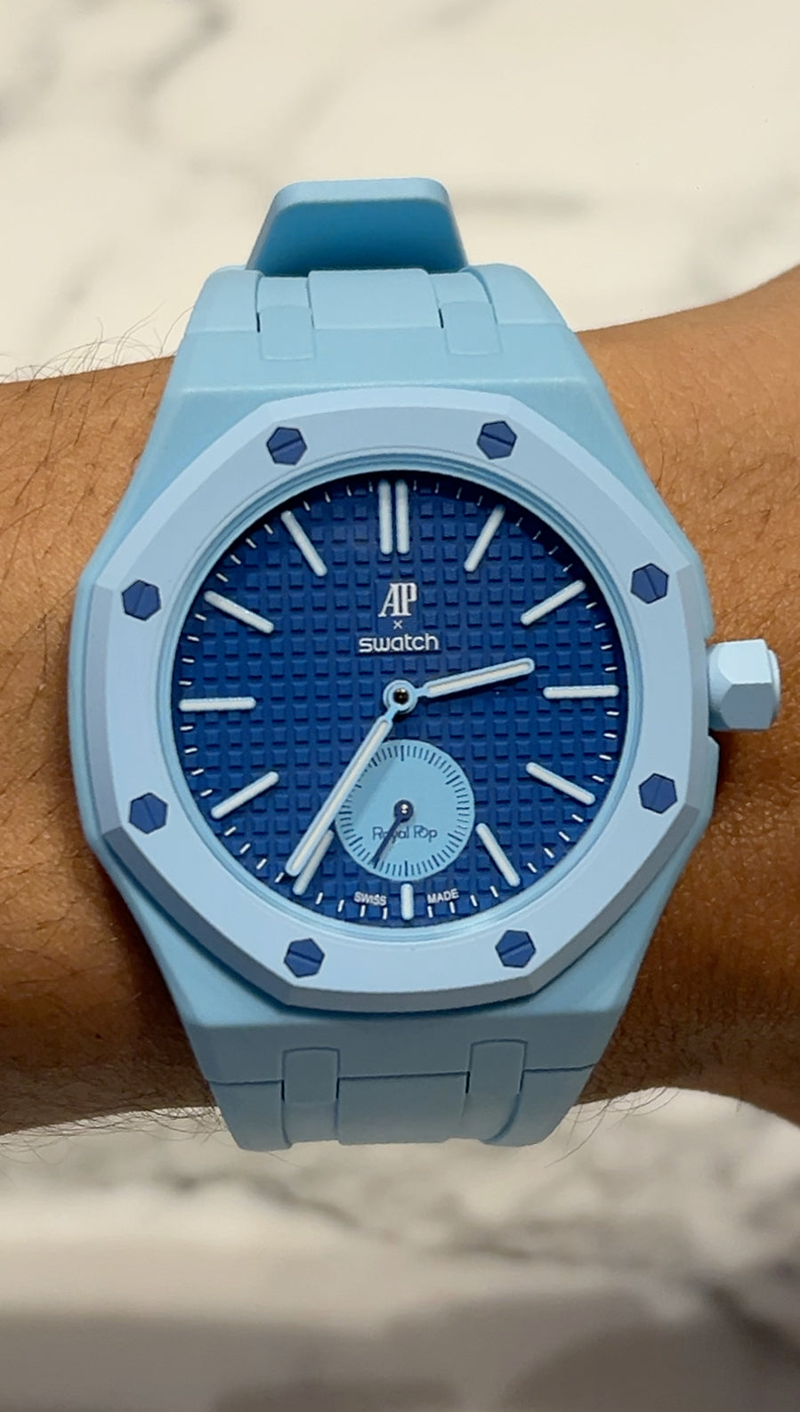 Swatch x Audemars Piguet "Arctic Blue"