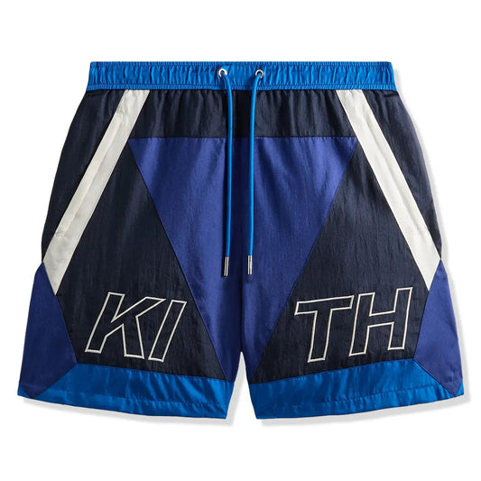 Kith Washed Nylon Turbo Layer Blue Shorts
