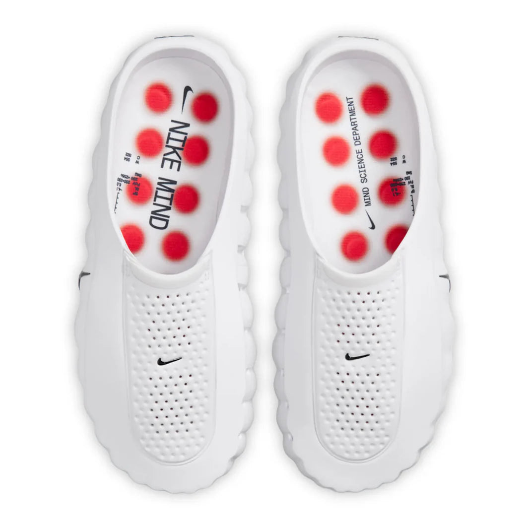 Nike Mind 001 Pregame White Speed Red Mules