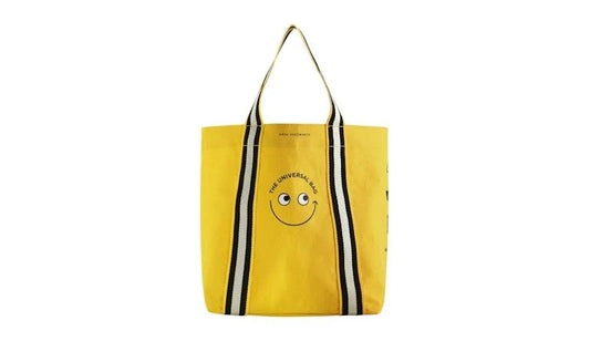 Selfridges Selection X Anya Hindmarch Logo-Print Mini Canvas Tote Bag