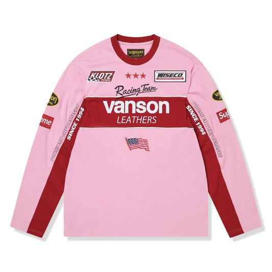 Supreme x Vanson L/S Pink Top (SS26)