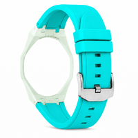 "Mint Hot Blue" Watch Strap (12 o'clock dial)