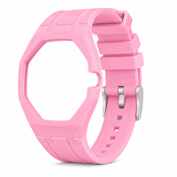 "Hot Pink" Watch Strap (3'oclock dial)