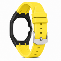 "Black Yellow" Watch Strap (3 o'clock dial)