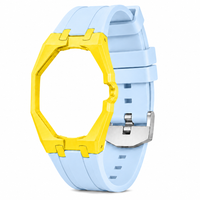"Yellow Baby Blue" Watch Strap (3 o'clock dial)