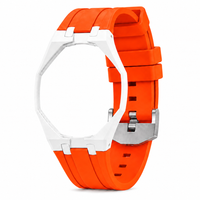"White Orange" Watch Strap (12 o'clock dial)