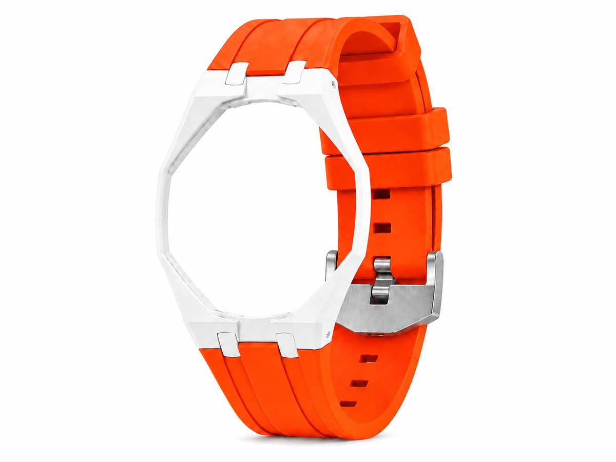 "White Orange" Watch Strap (12 o'clock dial)