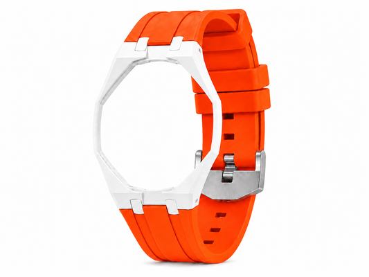 "White Orange" Watch Strap (12 o'clock dial)