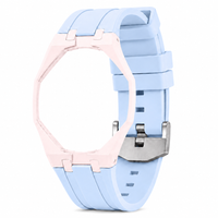 "Light Pink Baby Blue" Watch Strap (12 o'clock dial)