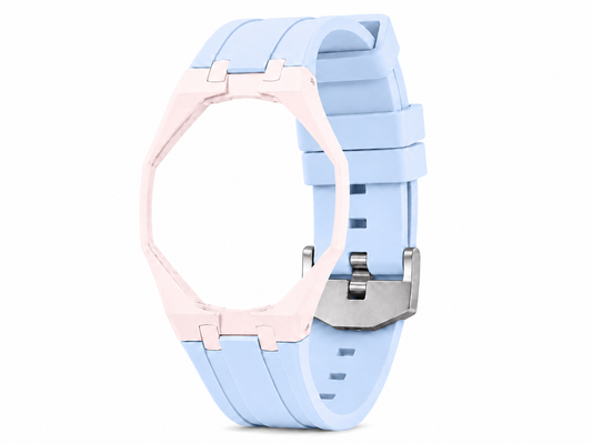 "Light Pink Baby Blue" Watch Strap (12 o'clock dial)