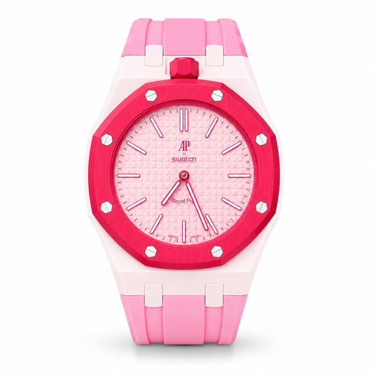 Swatch x Audemars Piguet “Coral Pink”