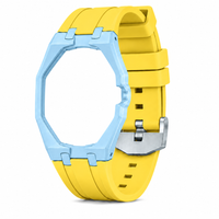 "Baby Blue Yellow" Watch Strap (3 o'clock dial)