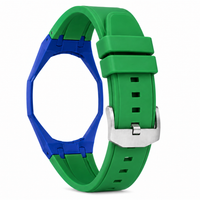 "Blue Green" Watch Strap (12 o'clock dial)