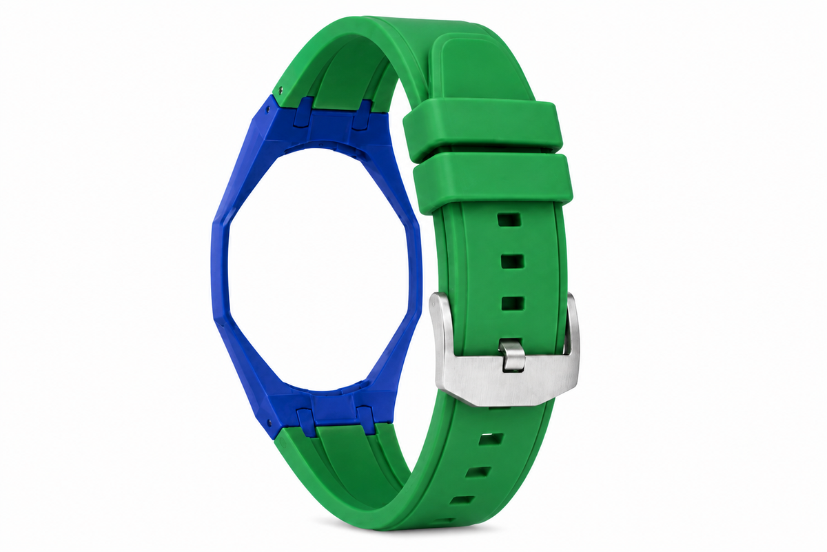 "Blue Green" Watch Strap (12 o'clock dial)