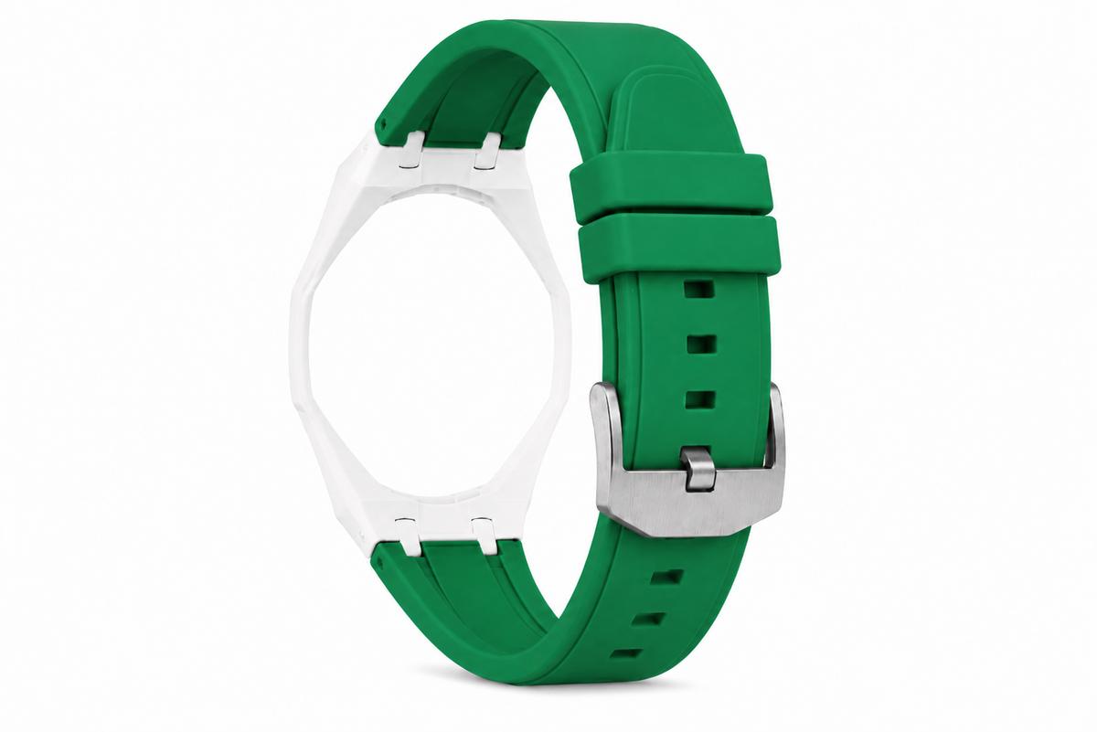 "White Green" Watch Strap (12 o'clock dial)
