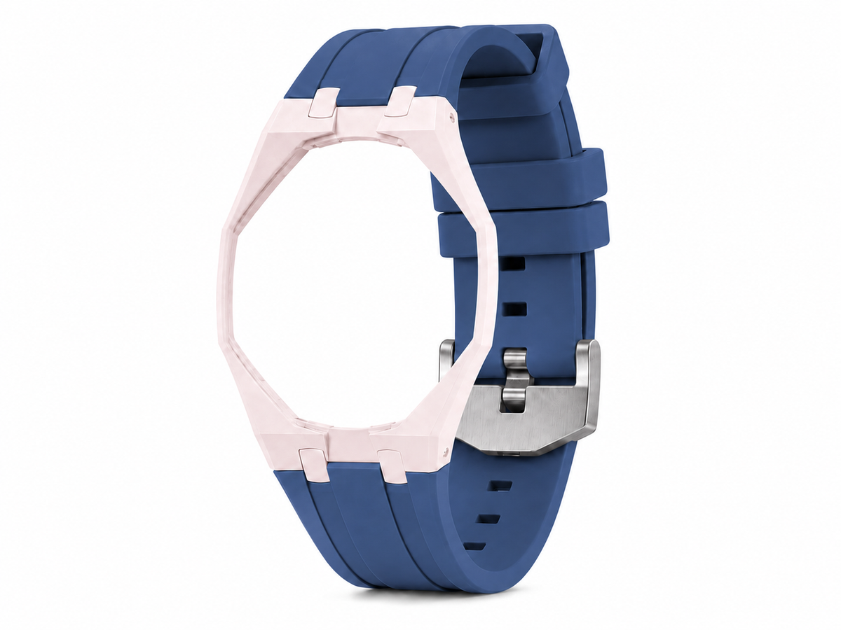 "Light Pink Blue" Watch Strap (12 o'clock dial)