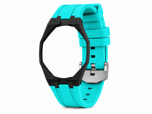 "Black Hot Blue" Watch Strap (12 o'clock dial)