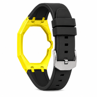 "Yellow Black" Watch Strap (3 o'clock dial)