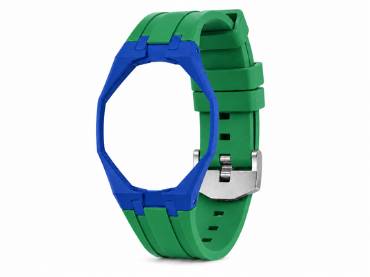 "Blue Green" Watch Strap (12 o'clock dial)