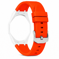 "White Orange" Watch Strap (12 o'clock dial)