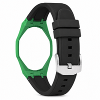 "Green Black" Watch Strap (12 o'clock dial)