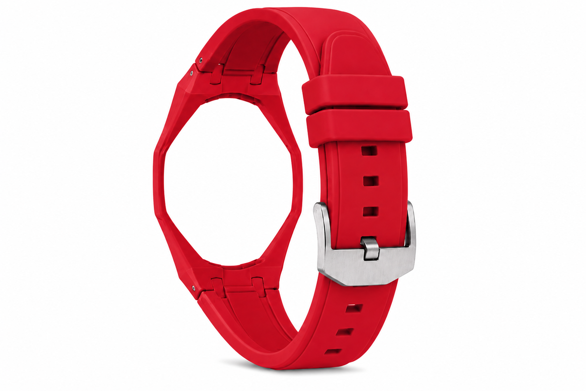 "Red"Watch Strap (12 o'clock dial)