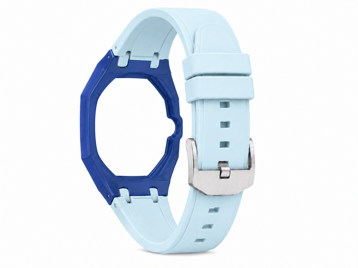 "Royal Blue Baby Blue" Watch Strap (3 o'clock dial)