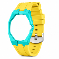 "Hot Blue Yellow" Watch Strap (3 o'clock dial)