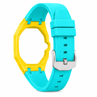 "Yellow Hot Blue" Watch Strap (3 o'clock dial)