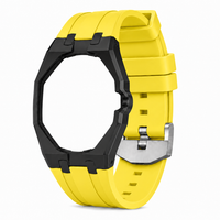 "Black Yellow" Watch Strap (3 o'clock dial)