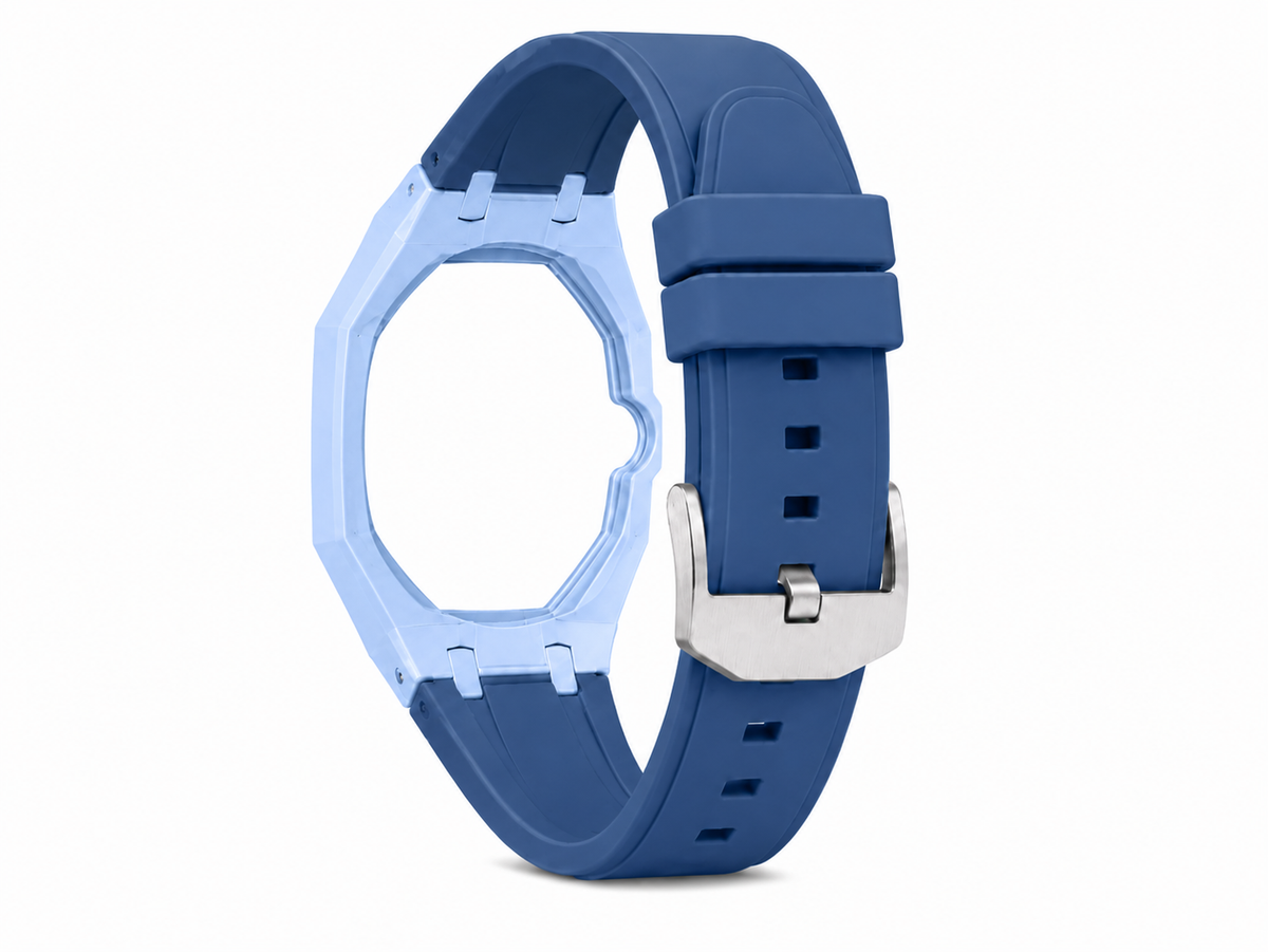 "Baby Blue Royal Blue" Watch Strap (3 o'clock dial)