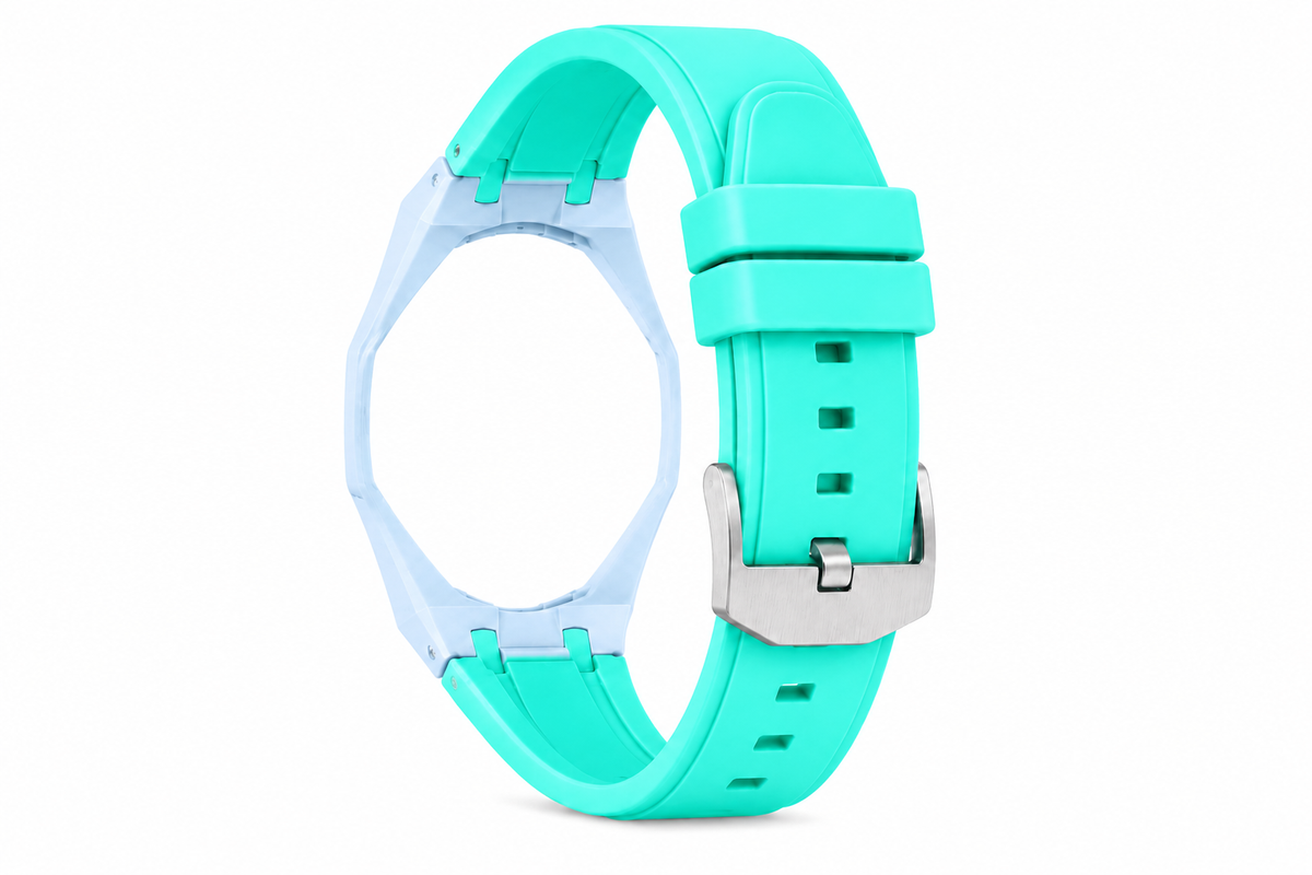 "Baby Blue Hot Blue" Watch Strap (12 o'clock dial)