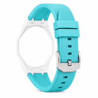 "White Hot Blue" Watch Strap (12 o'clock dial)