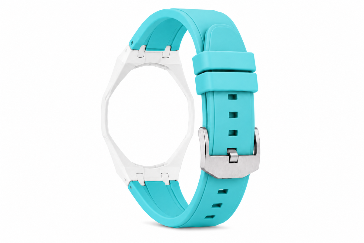 "White Hot Blue" Watch Strap (12 o'clock dial)