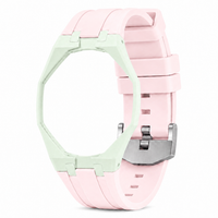 "Mint Light Pink" Watch Strap (12 o'clock dial)