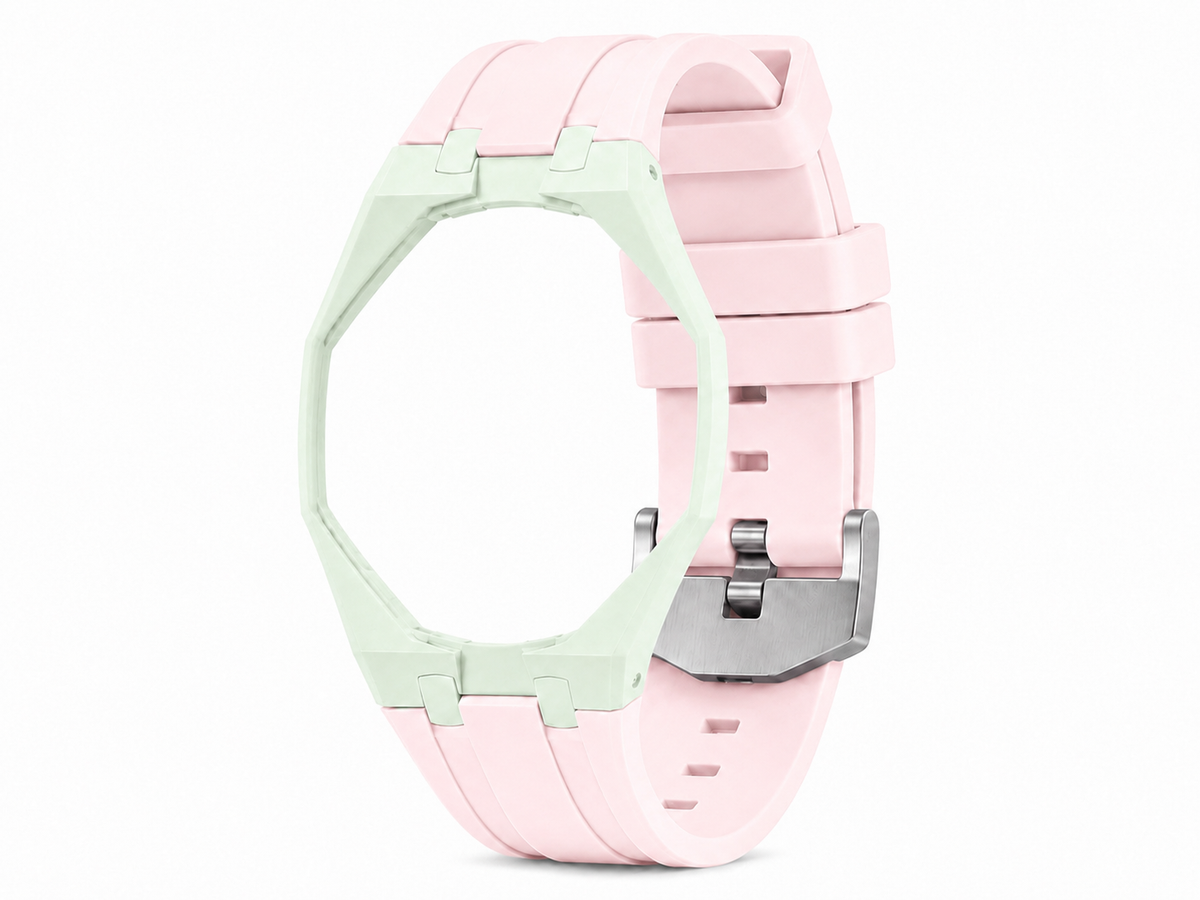 "Mint Light Pink" Watch Strap (12 o'clock dial)