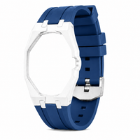 "White Royal Blue" Watch Strap (3 o'clock dial)