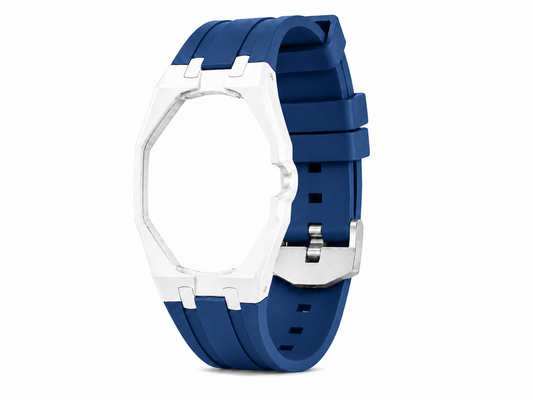 "White Royal Blue" Watch Strap (3 o'clock dial)