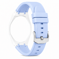 "White Baby Blue" Watch Strap (12 o'clock dial)