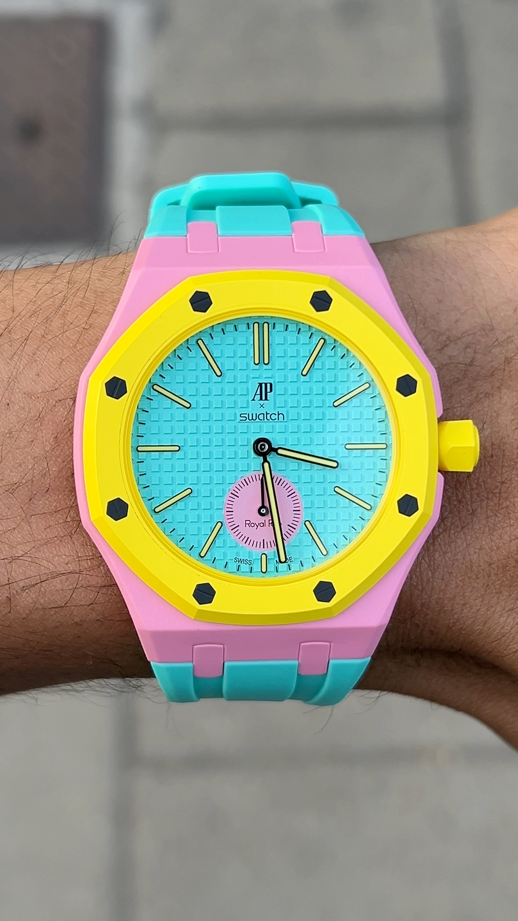 Swatch x Audemars Piguet “Tropical Pink”