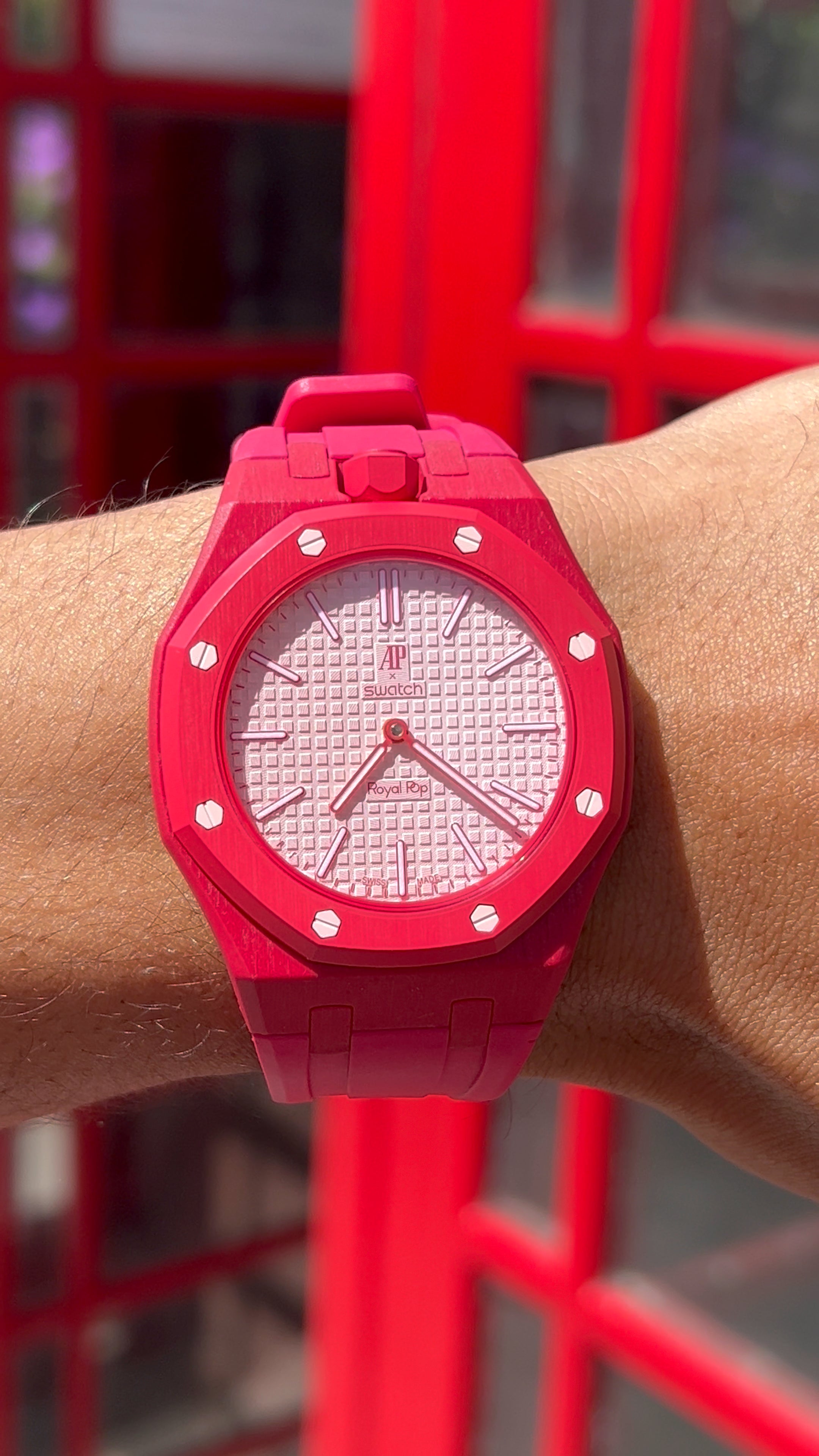 Swatch x Audemars Piguet "Cherry Red"
