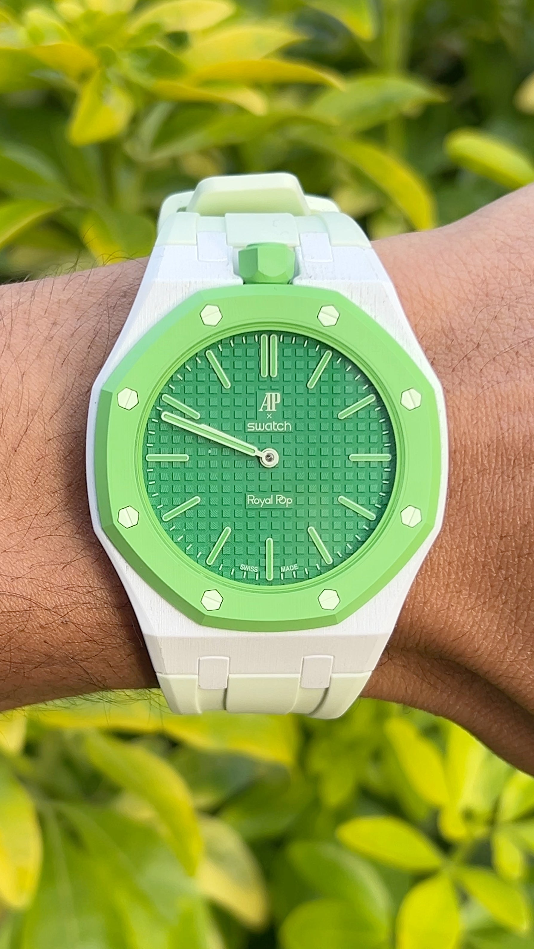 Swatch x Audemars Piguet “Green Quartz”