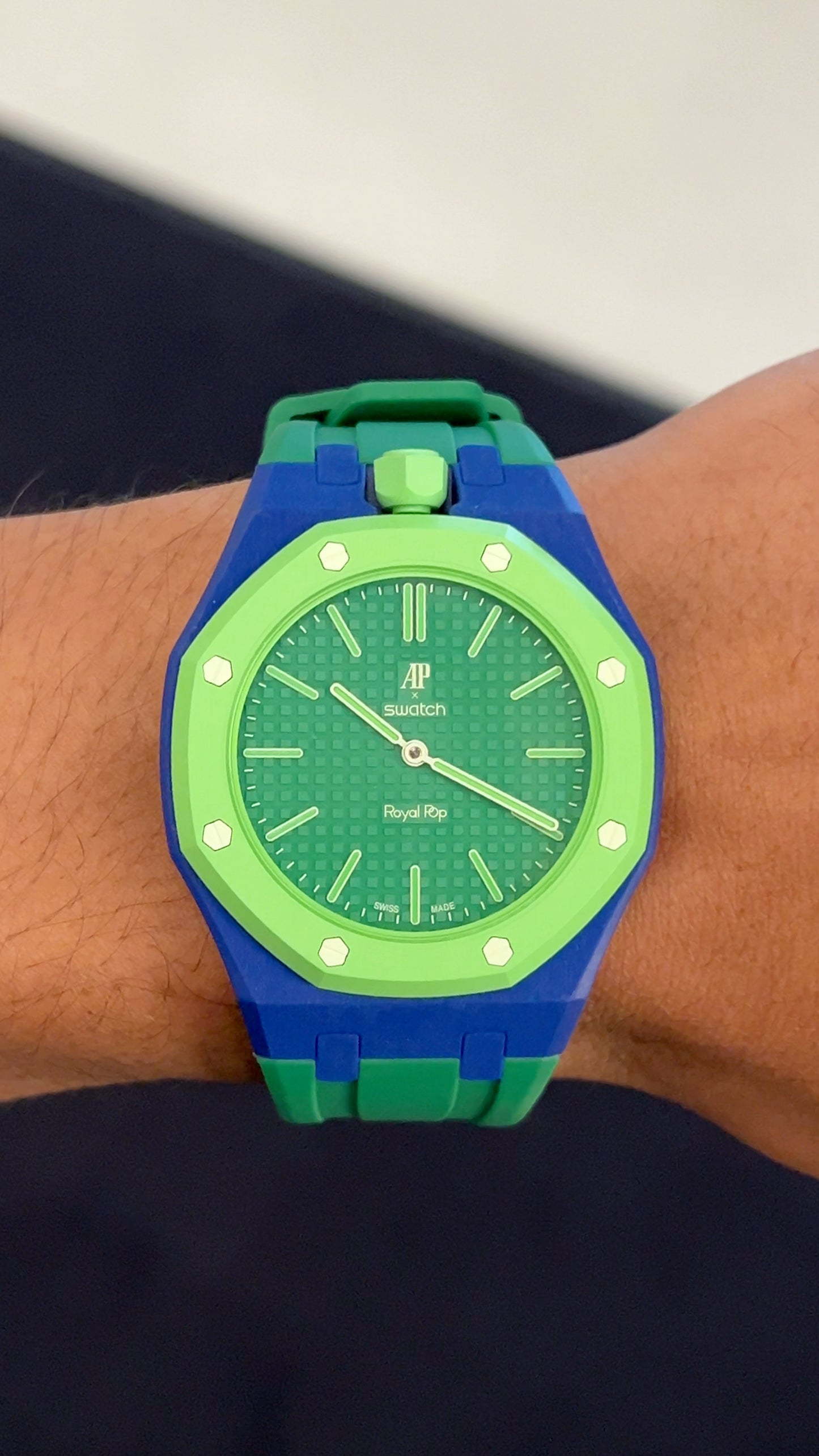 Swatch x Audemars Piguet “Peacock”