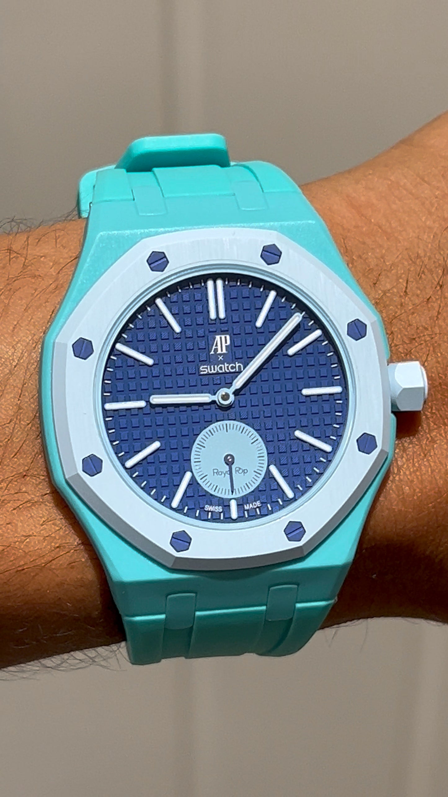 Swatch x Audemars Piguet "Ice Blue"