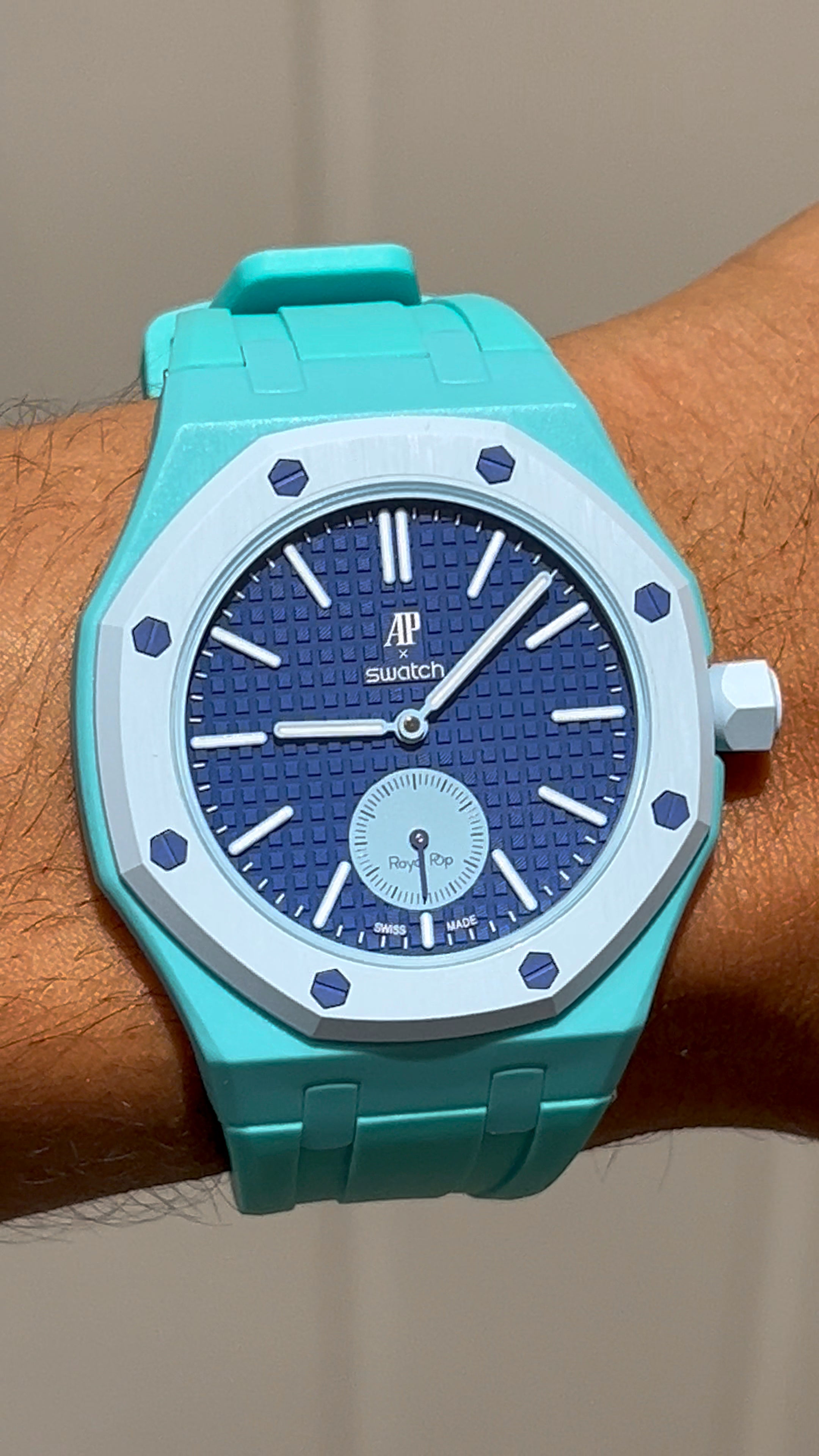 Swatch x Audemars Piguet "Ice Blue"